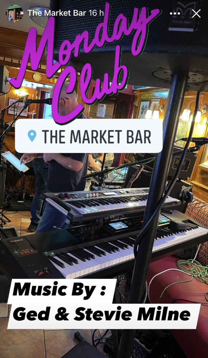 Monday Club🎼this Monday Feb13th Big Treat for ya’ll <a href="/nugentsbar/">Market Bar Drogheda</a> Drogheda ,, The Milne Brothers🎸🎹
AKA:Ged &amp; Stephen are doing a wee duet for us and yet AGAIN it’s FREE  
*No Cover Charge* 
#DontMissThisGig 
  (you have been told 🧐🫣😬)