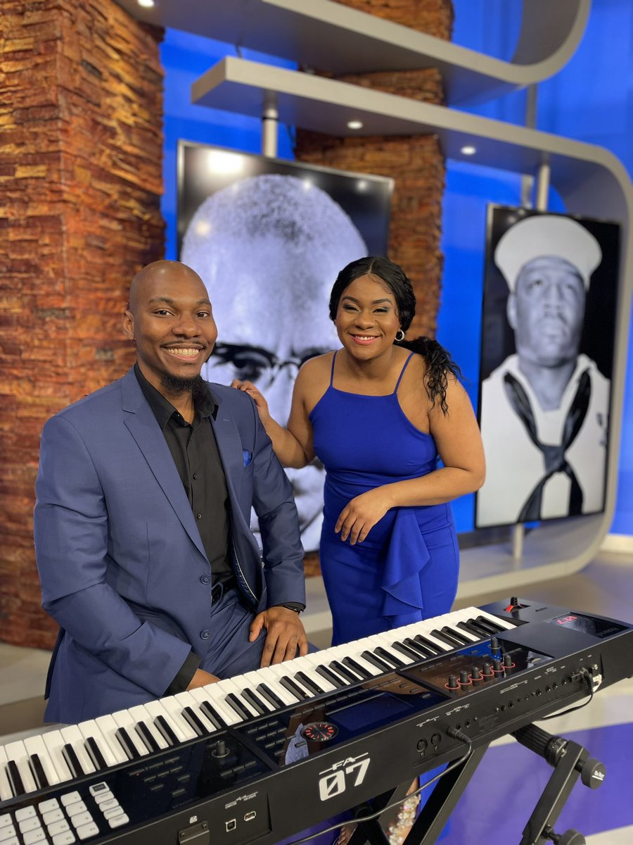 BrittanySoul's tweet photo. What a Beautiful Honor &amp; Experience singing the Black National Anthem via Channel 8 News! https://t.co/wykDc8kecj