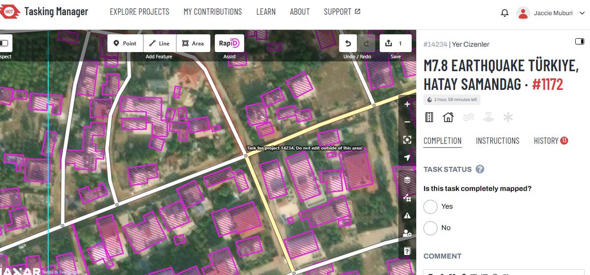 Let's do this !
In for 28for28 mapping 
Day 9 of 28 in mapping Turkey let's help Turkey during these moments @Aku_Sedodo @CharlesChiluf12 @chombacc @Erick_tambah @OSMKenya @youthmappers