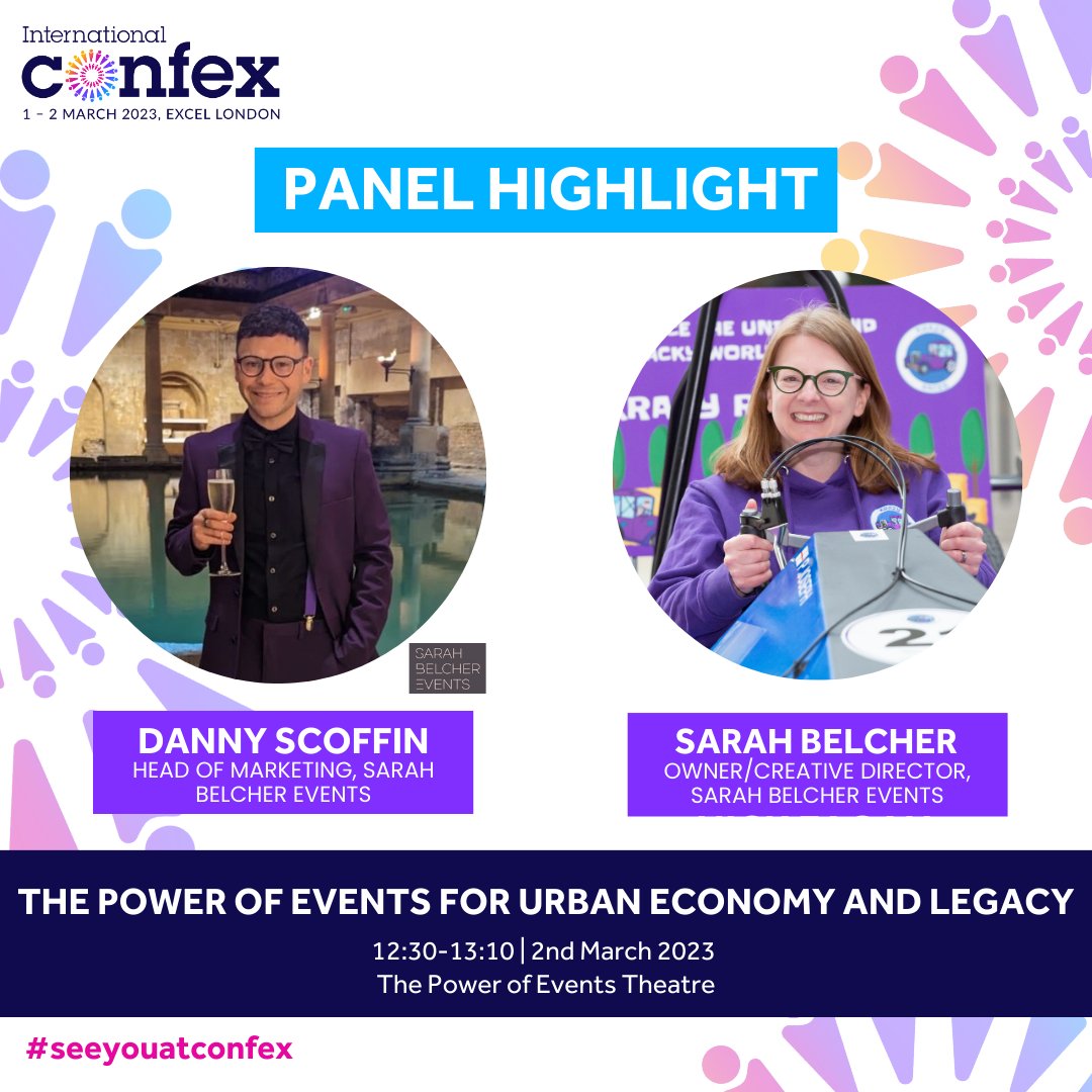 EXCITING NEWS 💜 We are so excited to announce that our very own Sarah & Danny have been invited to speak on stage at the Power of Events Theatre at International Confex next month!

Wish them luck! 🍀

#seeyouatconfex #internationalconfex #krazyraces #soapbox