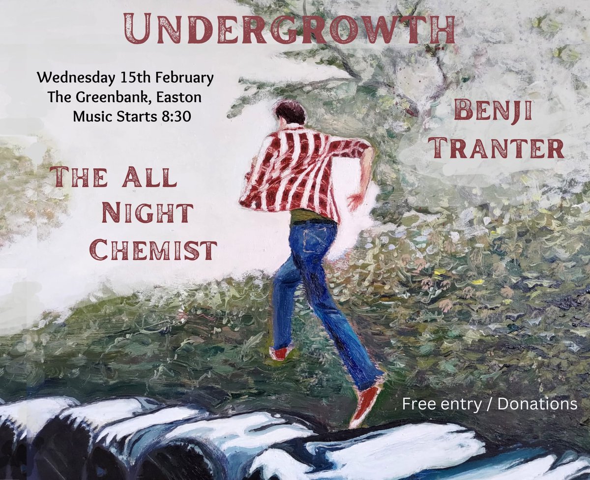 Next Wednesday @benjitranter is taking his album to Bristol with support from @night_chemist at @undergrowthmuse at The Greenbank Pub It's free and it's gonna be lovely! #bristolmusic #bristolfolk #Album #songstomakehappy #silagebales
