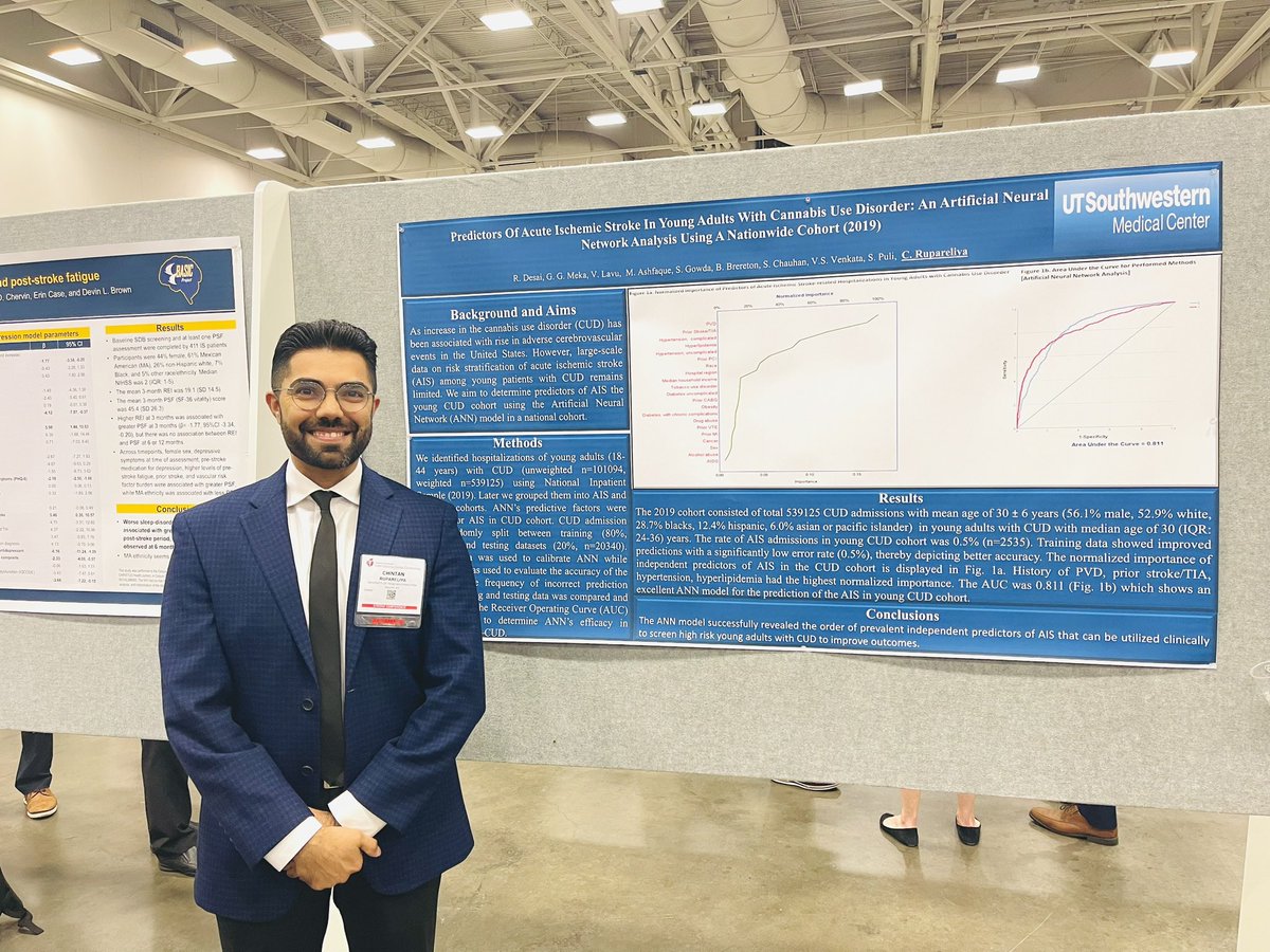 CRVascNeuro's tweet image. Day 1 #ISC23 ends with less discussed though sensitive topic revolving around cannabis epidemic in strokes in young. Youth with cannabis use have higher odds of strokes ✅ (#WSC21) and also higher stroke recurrence ✅ (#ISC22). Can we come up with a model that predicts strokes?