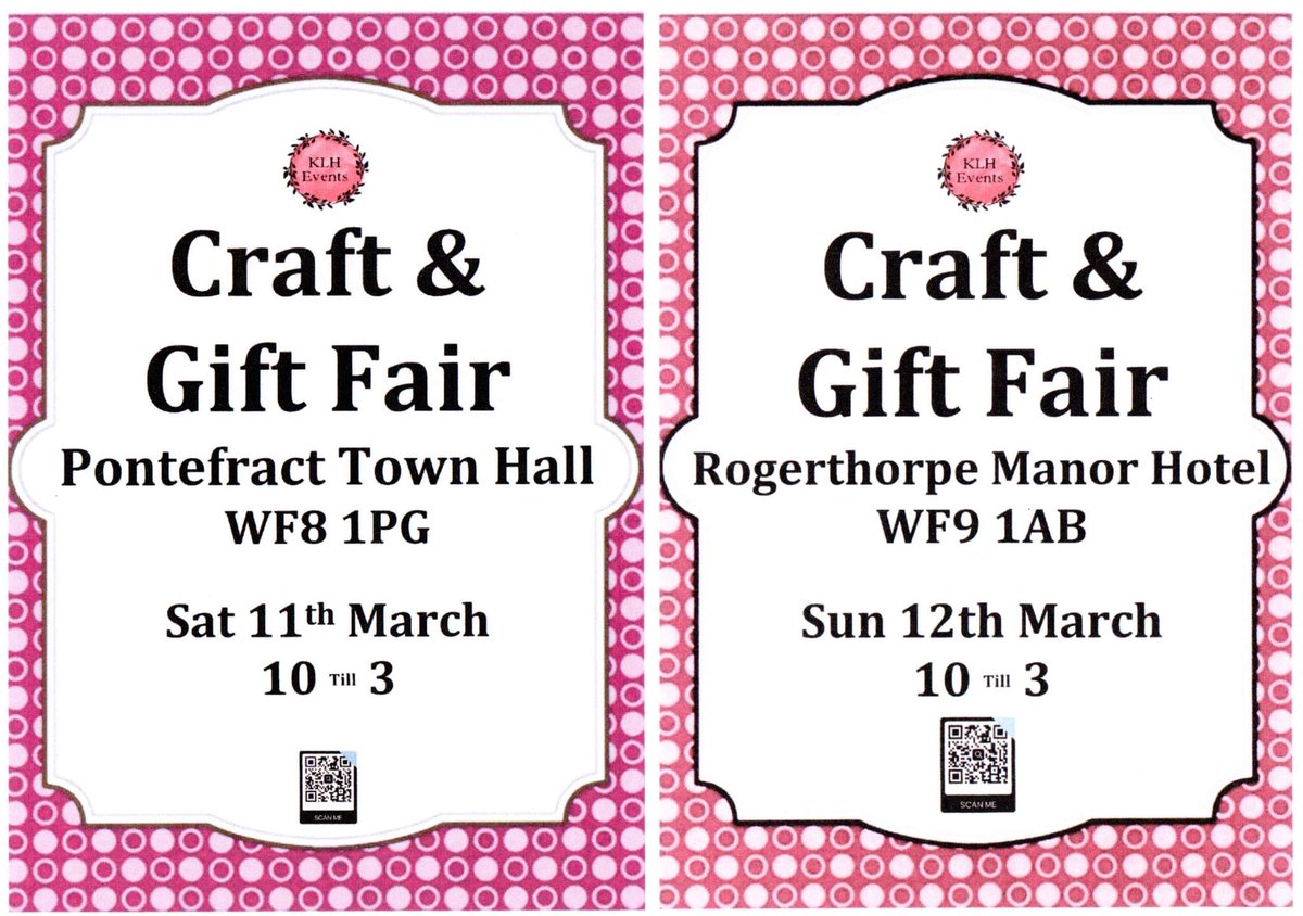 Our first craft fairs of the year.  It's going to be a fabulous weekend. <a href="/RTMHotel/">RTM</a> #Pontefract #Townhall #craft #fair #handmade #events #shopping