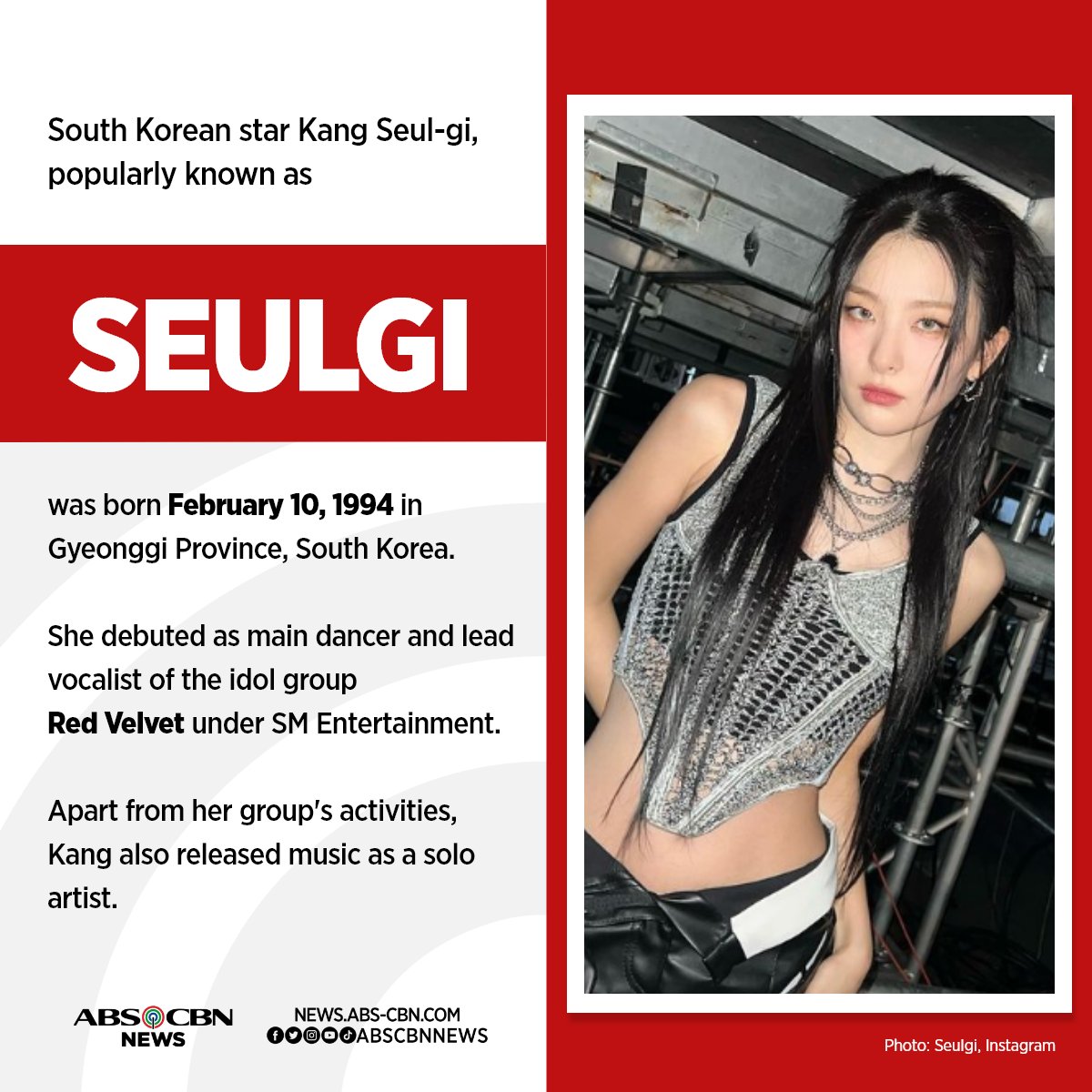 It's Seulgi's special day, ReVeluvs! 😍 #CrownJewelSeulgiDay

Related story: news.abs-cbn.com/entertainment/…