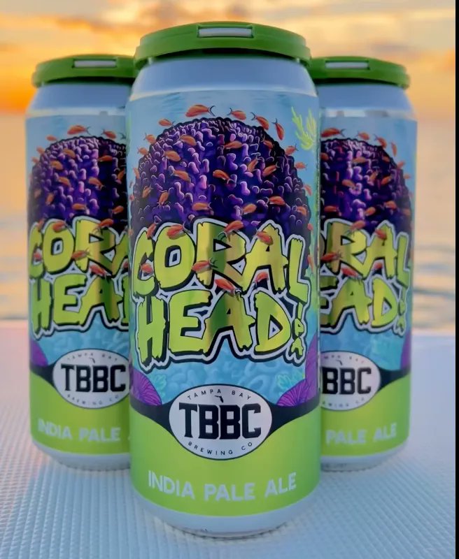 FLBeerNews: Tampa's <a href="/TBBCo/">Tampa Bay Brewing Co</a> announces new Coral Head IPA joining their year-round lineup: 

buff.ly/3jEvwql