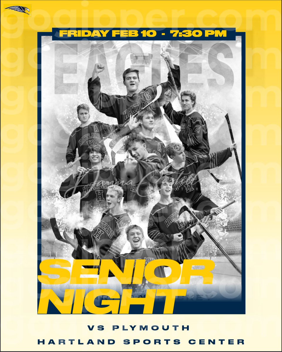 JOIN US TOMORROW NIGHT AT HOME TO HONOR OUR 10 SENIORS.  SENIOR NIGHT CEREMONIES WILL BE HELD AT 7:30 PRIOR TO WARMUPS