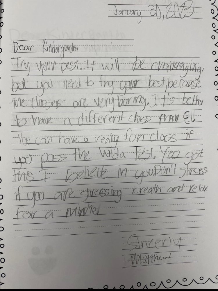 I love seeing the #SCSELDepartment students being celebrated all around <a href="/SchoolsSumner/">SumnerCountySchools</a>! Elementary sending notes to HS, and HS students sending letters to Elementary students. We are one big family and we are ready for <a href="/WIDA_UW/">WIDA™</a>! <a href="/JamiJWarren/">Jami Warren</a> <a href="/scottlangford72/">Scott Langford</a> #SumnerAchieves