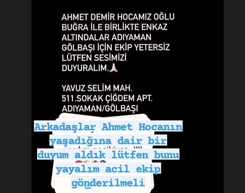 Eliftrhn0134's tweet photo. @AFADBaskanlik @DepremDairesi @ahbap #deprem #Adiyaman https://t.co/CoZhOj3vok