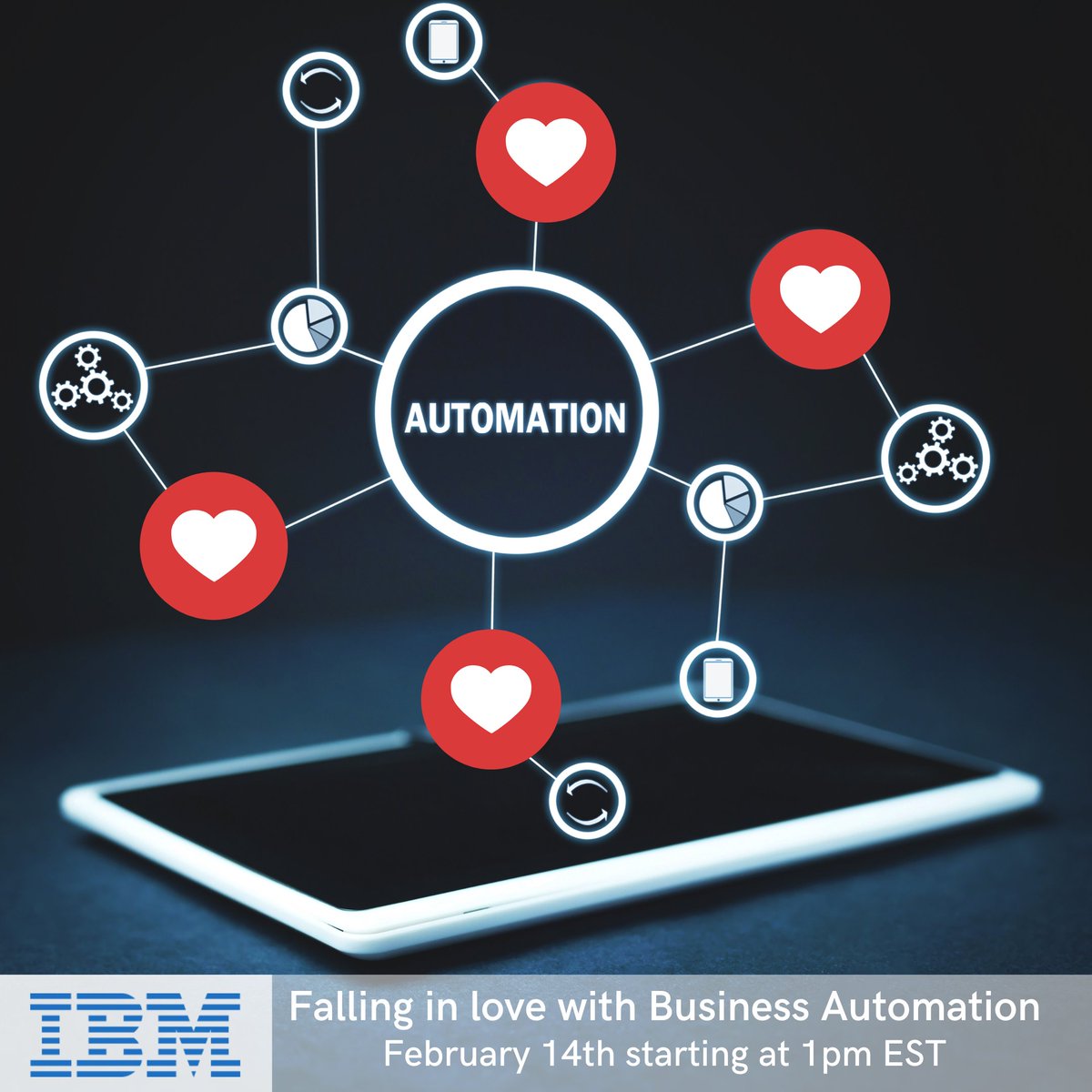 ❤️ Upcoming IBM Webinar ❤️ - Falling In Love with Business Automation Part 1 Register today to see how @IBM is helping clients succeed with Automation and discover some of the best ways to get started. Register here: ibm.biz/BLWSEp1Pt1 #ibm #rpa #automation #decisionmgt