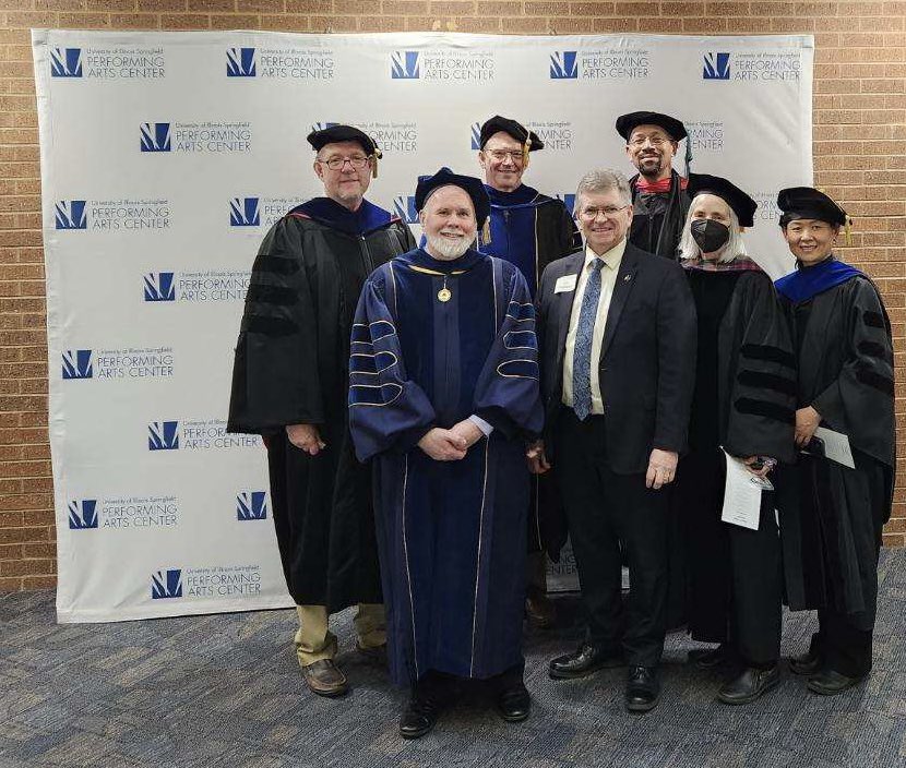 Richard Funderburg (@economess) on Twitter photo Catching up with Mayor Jim Langfelder at the Investiture of <a href="/UISedu/">University of Illinois Springfield</a> Chancellor Janet Gooch. What a great time to study with the School of Public Management and Policy in <a href="/Springfield_IL/">City of Springfield</a>!
#PublicManagement #PublicPolicy #PublicAdministration #MPA #MPP Catching up with Mayor Jim Langfelder at the Investiture of <a href="/UISedu/">University of Illinois Springfield</a> Chancellor Janet Gooch. What a great time to study with the School of Public Management and Policy in <a href="/Springfield_IL/">City of Springfield</a>!
#PublicManagement #PublicPolicy #PublicAdministration #MPA #MPP