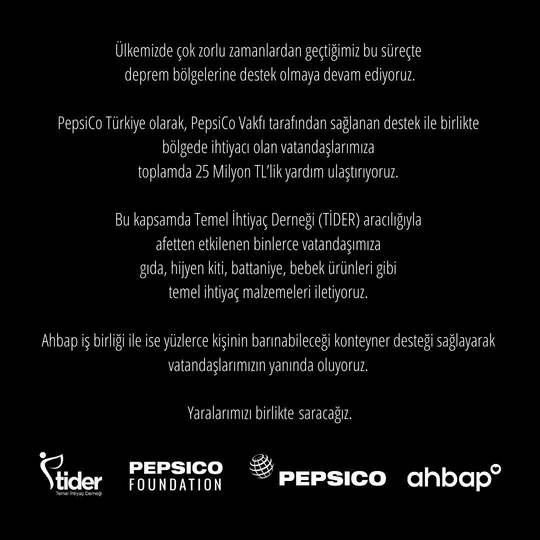 PepsiCo Türkiye (@pepsicoturkiye) on Twitter photo 