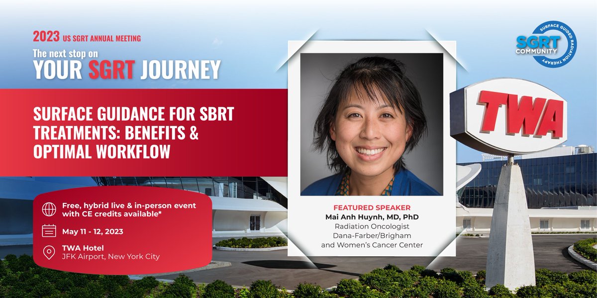 Another speaker announced!

Mai Anh Huynh from <a href="/BrighamWomens/">Brigham and Women's Hospital</a> joins our expert speakers for the SGRT Annual USA Meeting, May 11 &amp; 12 in New York.

Register today for in-person and virtual presentations: sgrt.org/upcoming-meeti…