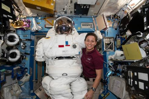 Students from Choctaw Nation Head Start, Jones Academy Elementary, and seven area public schools in Durant, Oklahoma, will have an opportunity this week to hear from a NASA astronaut aboard the International Space Station. go.nasa.gov/3HQvk0b #NASA #EPDC #STEM #TXST