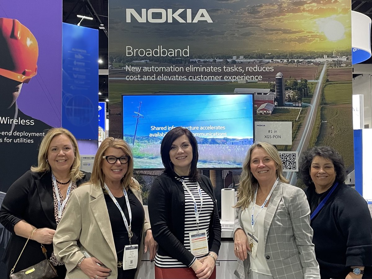 nokiaindustries's tweet image. We are proud of @nokia’s efforts to empower #women in technology. Our collaboration with @UN_Women works to provide technology training to close the gender gap. Here are a few of our amazing women collaborating at #Distributech23 in San Diego! #teamnokia #womenintech #STEM