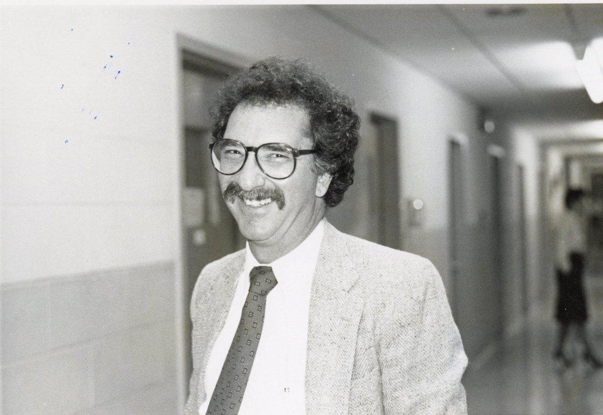CaldwellULib's tweet photo. Our #tbt today is in honor of Professor Alvin Neiman, who passed away on February 3. Professor Neiman was a professor of accounting in the School of Business & Computer Science for 35 years. This photo shows Professor Neiman in 1990.
#archives #jenningslibrary #caldwelluniversity https://t.co/wwnQ8LfFiv