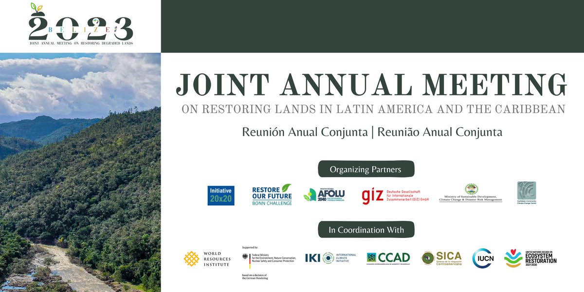 restoreforward's tweet image. Kicking off Day 2 of the #JointAnnualMeeting to discuss #LandscapeRestoration in the LAC region! Today's focus will be on private investment.

Follow along with the livestream here: facebook.com/people/Ministr…