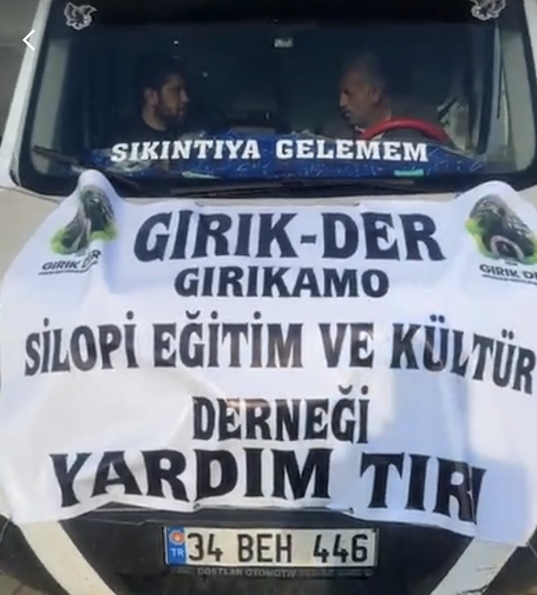 girikder's tweet photo. Depremzede kardeşlerimiz için bir yardım aracı daha yola çıktı.Allah silopi halkından ve Gırık-der üyelerinden razı olsun.#deprem #silopi #maraş #hatay #Malatya https://t.co/WKuLXiTRO2