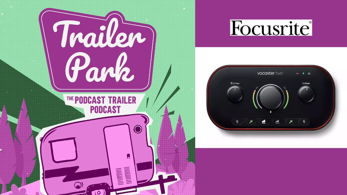 🗞️Cool News: 

One of our sponsors for season 1 of Trailer Park: The Podcast Trailer Podcast is <a href="/WeAreFocusrite/">Focusrite</a>.

And for EVERY episode of season 1, we get to give away one Vocaster audio interface! That's 8 chances to win.

How do you win? Listen to find out😜