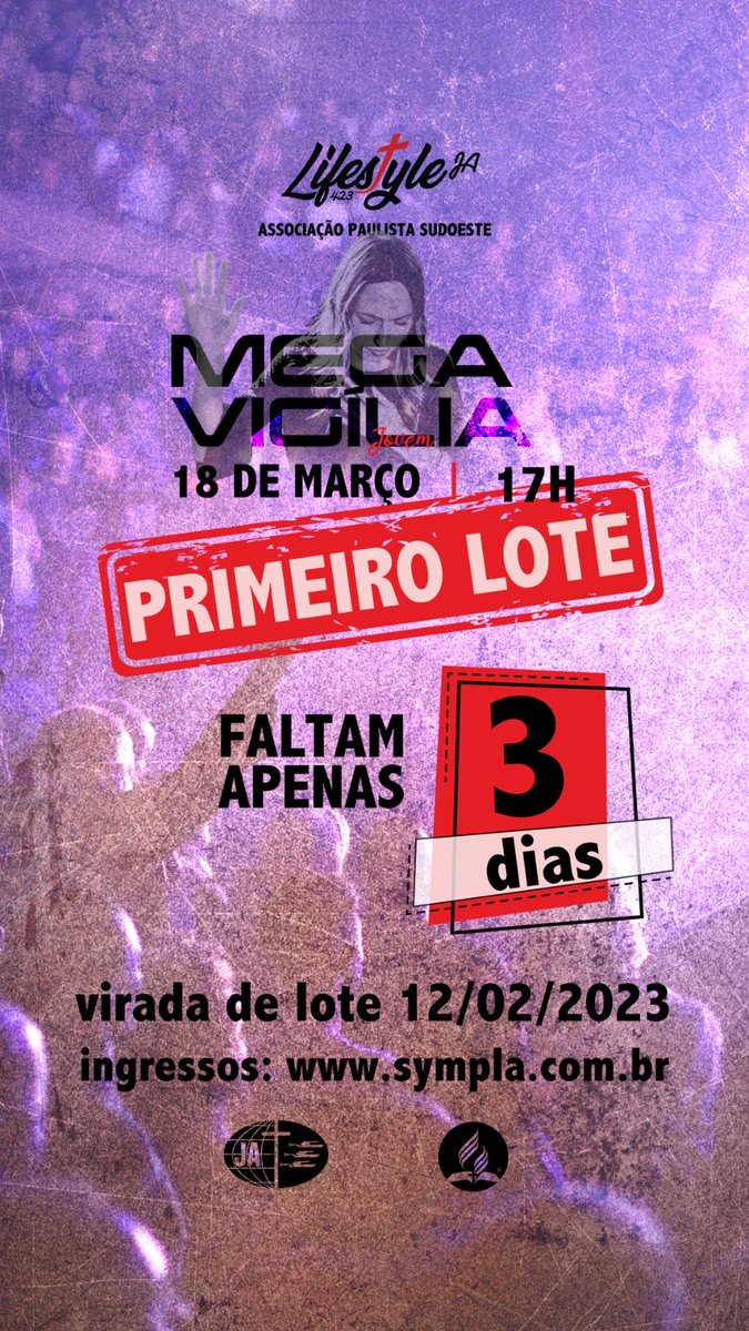 Corre que o primeiro lote se encerra dia 12/02.