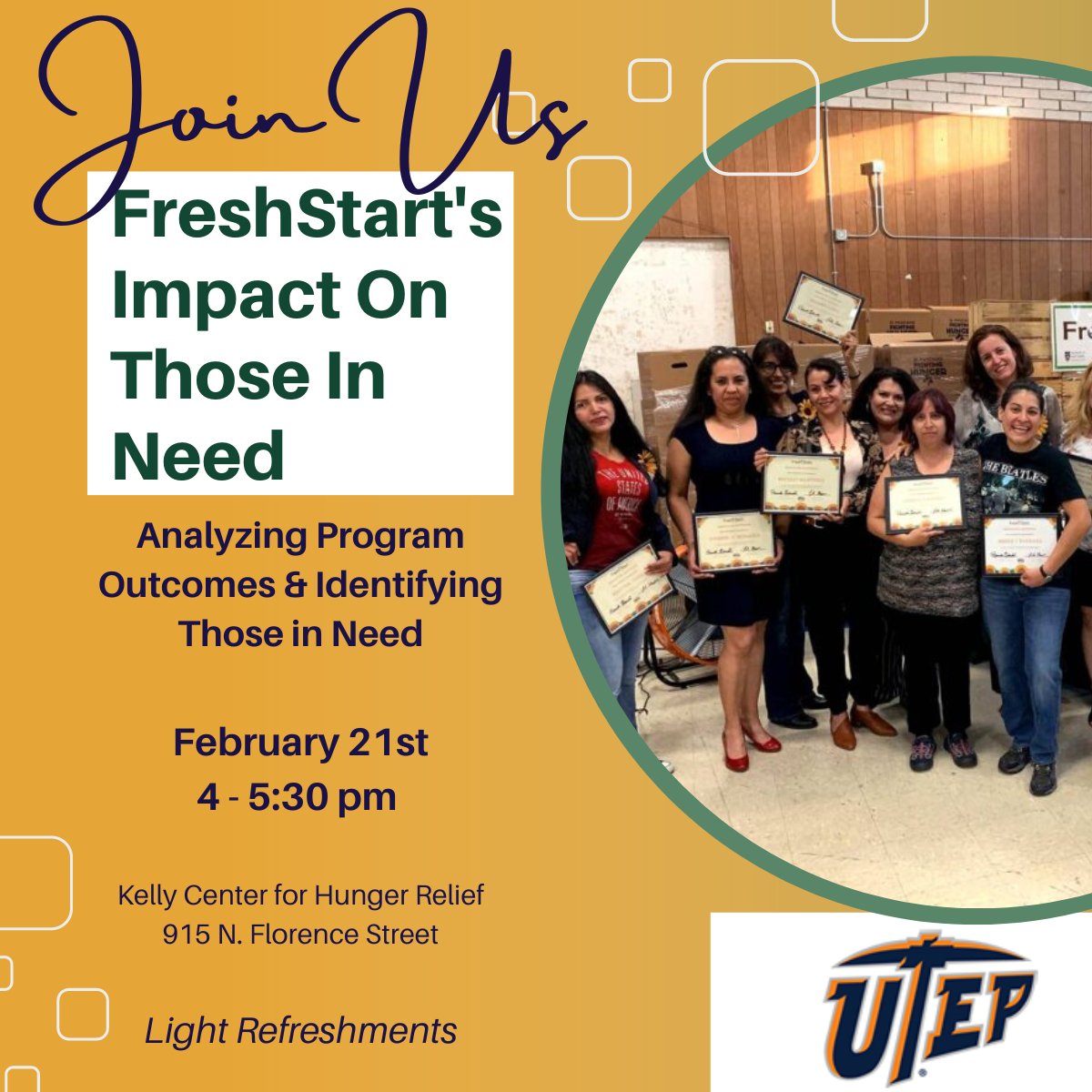 KellyFreshOrg's tweet photo. Join us! Get the latest research on FreshStart's impact on program participants! 
https://t.co/AQvSwZqwYx #fightinghunger #healthyeating #economicmobility https://t.co/5PHHjhbQ2j