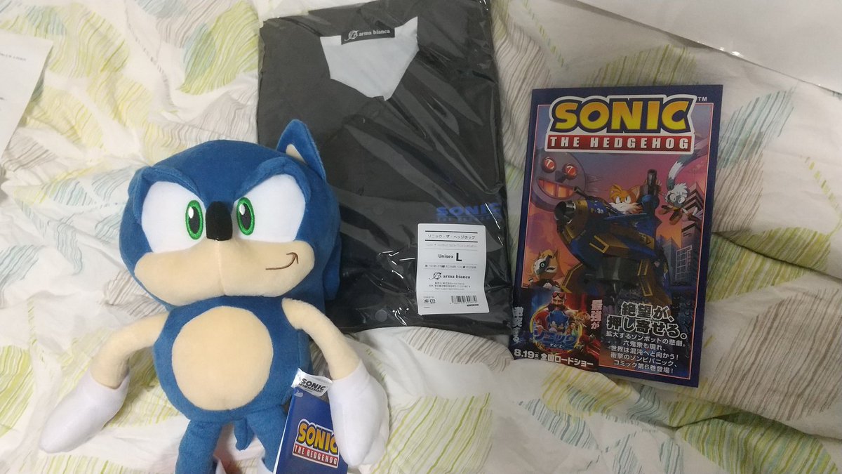 バルク / Bulk ツイッターブルーお試し中 on Twitter "RT midori510 ソニック ソニかつ キャンペーンで当選したグッズが届きました👍️ ポスター