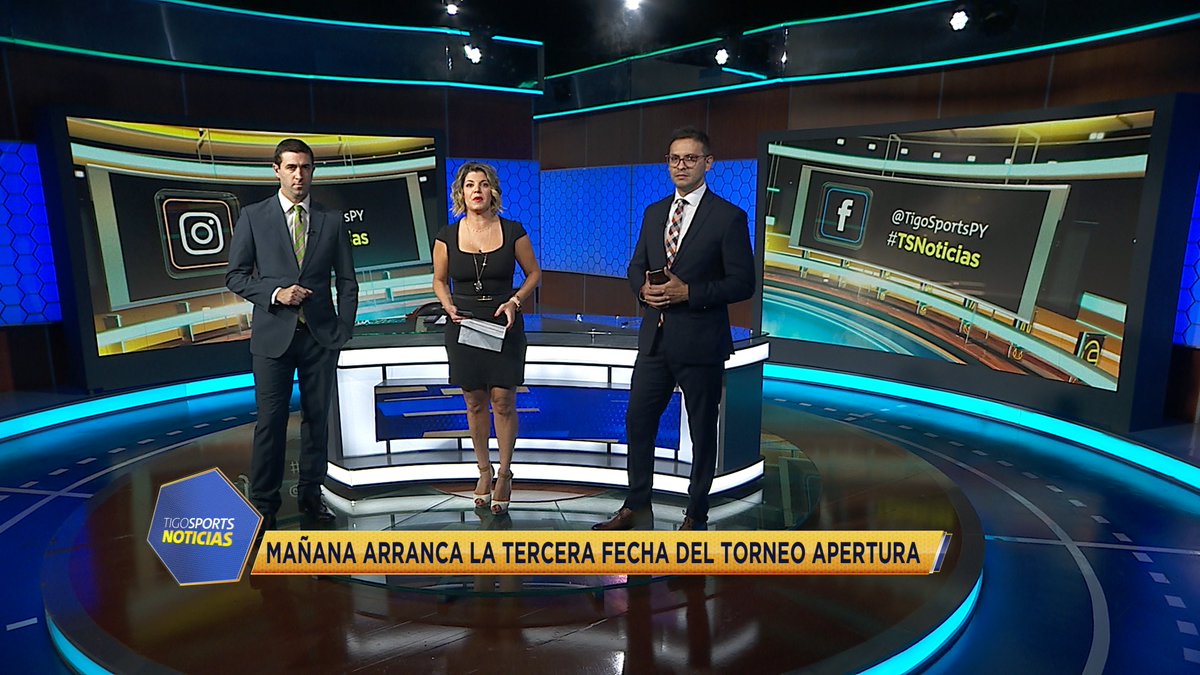 TigoSportsPY's tweet photo. ¡Todo el resumen deportivo!

Palpitamos la próxima fecha del Apertura, novedades de la NBA, Copa Libertadores, Mundial de Clubes, ligas europeas, Tenis y mucho más.

@nicolithitx @SoleFranco1979 y @AngBarrientos presentan la primera edición de #TSNoticiasPY 

📺 Señal 100 - Tigo. https://t.co/SBGcIzrMe2