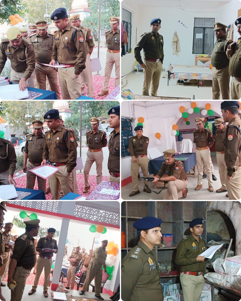 आज दिनाँक 09/02/2023 को पुलिस अधीक्षक हमीरपुर <a href="/ipsshubhampatel/">Shubham Patel</a> द्वारा थाना मुस्करा का वार्षिक निरीक्षण किया गया। निरीक्षण के क्रम में थाना कार्यालय, अभिलेख, शस्त्र, मालखाना, बैरक, हवालात, CCTV कैमरों आदि को चेक कर संबंधित को आवश्यक दिशा-निर्देश दिए गए।