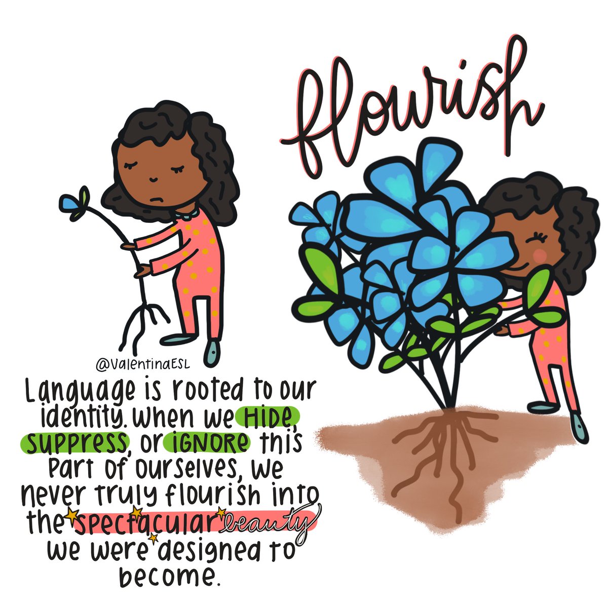 If we aren’t tapping into students’ full language repertoires, we may be cutting off ✂️valuable resources, background experiences, &amp; vocabulary. 

Offf that’s dangerous. Thinking can happen in any #language. #ESOL #ESL #ELL #ENL #ELD #EAL #multilingualism #bilingualism