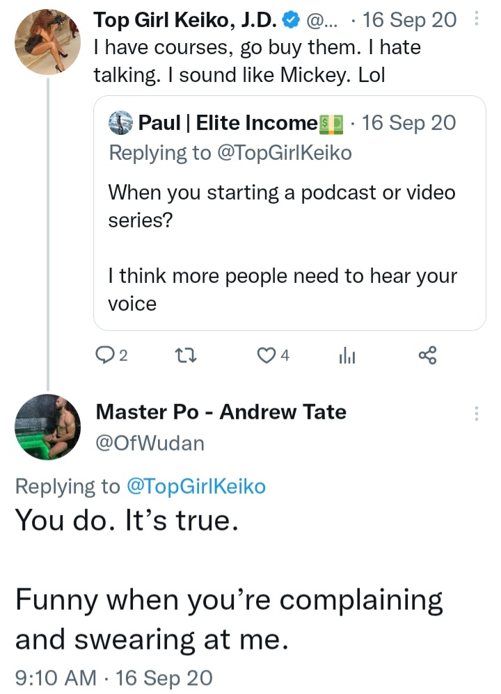 Top Girl Keiko, J.D. on Twitter "People ask me on here everyday why I