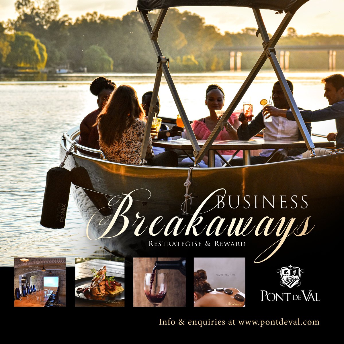 Is your business team in need of a little breakaway boost?

Full Day, 1-Night, 2-Night and 3-Night Packages are available, see pontdeval.com/business-break… for more!

#business #spa #conferencing #pontdeval
