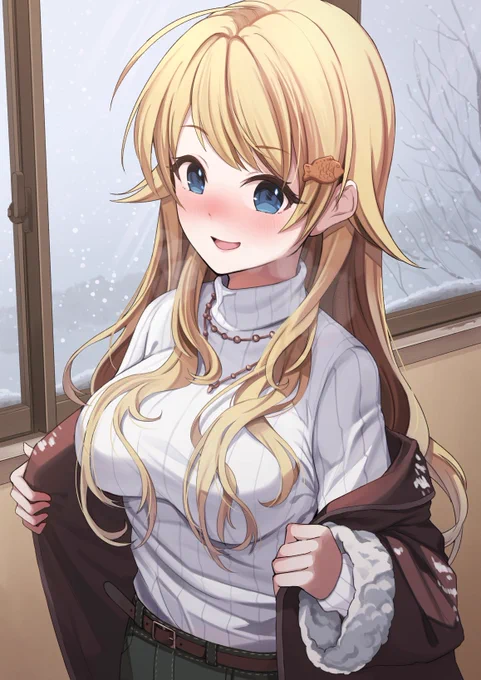 雪の降る日 #八宮めぐる 