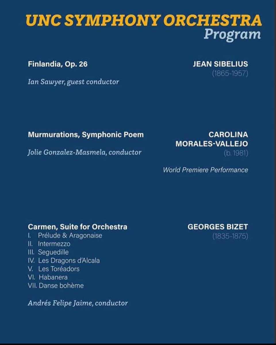musikex's tweet photo. Desde Denver- Colorado EEUU. Estreno mundial del poema sinfónico "Murmurations" de la compositora @camova2000 
Amiga ¡Enhorabuena! https://t.co/YIzprSPLv5