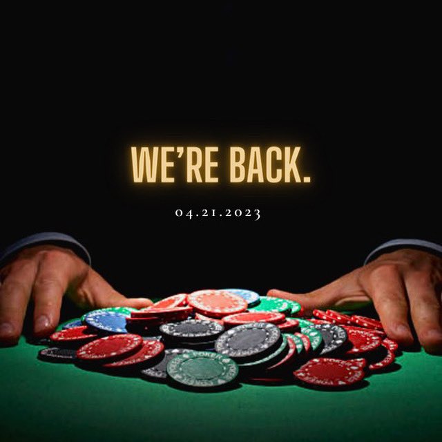 gio_tecce's tweet photo. We’re back, be ready! https://t.co/p8h7fRYivO