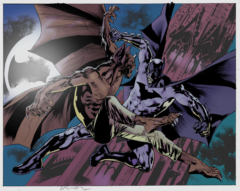 This month's #colorjam 
Lineart by Bryan Hitch.
<a href="/ColorJams/">ColorJam</a> 

#batman