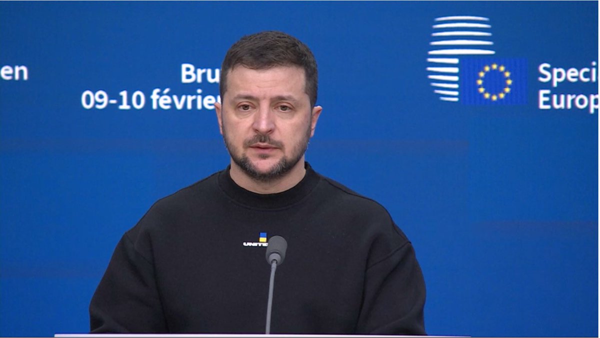 That's what makes this 🇪🇺visit so different from #Zelensky's visits to 🇺🇸&amp;🇬🇧

There he was a guest. Here he's not only a guest, he is an aspiring resident. All effort is being made to make it seem natural that a Ukrainian president attends an #EUCO summit as a member.