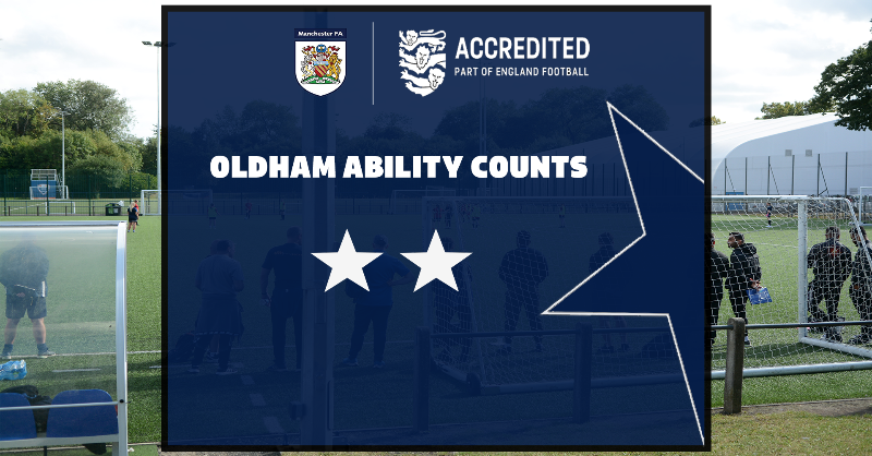 Manchester_FA's tweet photo. As part of @EnglandFootball Accredited we highlight our accredited clubs on #AccreditationFriday ⭐

Congratulations to @RangersMoorside, @abilityCountsFc, @FcMoston, North Trafford Athletic, Stockport Spartans FC and @WythenshaweWFC! 👏