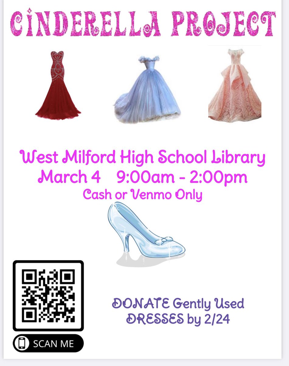 Donate your gently used dresses or come shop on March 4th!!