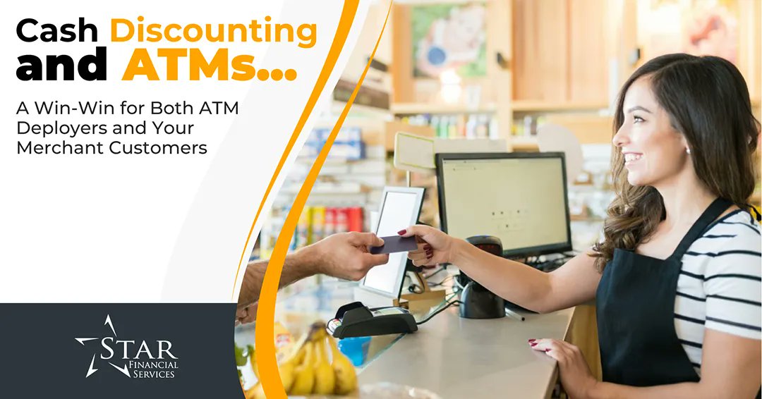 GowithStar's tweet photo. Digital payments can speed up transaction flow. But it comes at a cost to the merchant. Selling #CashDiscounting allows you to offer merchants a value service… and you’ll #EarnRevenue too! 

Meet with us today at #ATMIA2023. Text Candace @443-870-5241. #earnmoreincome https://t.co/yDB7Ov4OQo