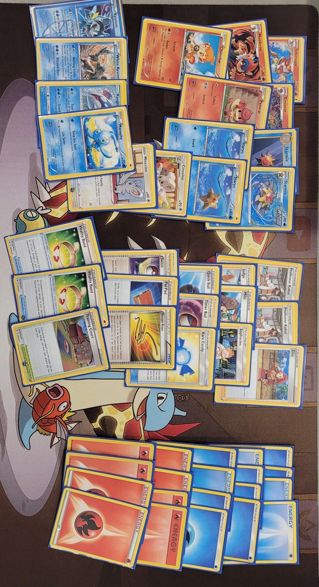 BuckeyePokemon's tweet photo. Yesterday during our movie night, @A_Wartel and @nk0hli ran the first pod of our Buckeye Pokemon Cube! Below are the lists made by them and 6 of our club members! https://t.co/NnZPt0Z3bU