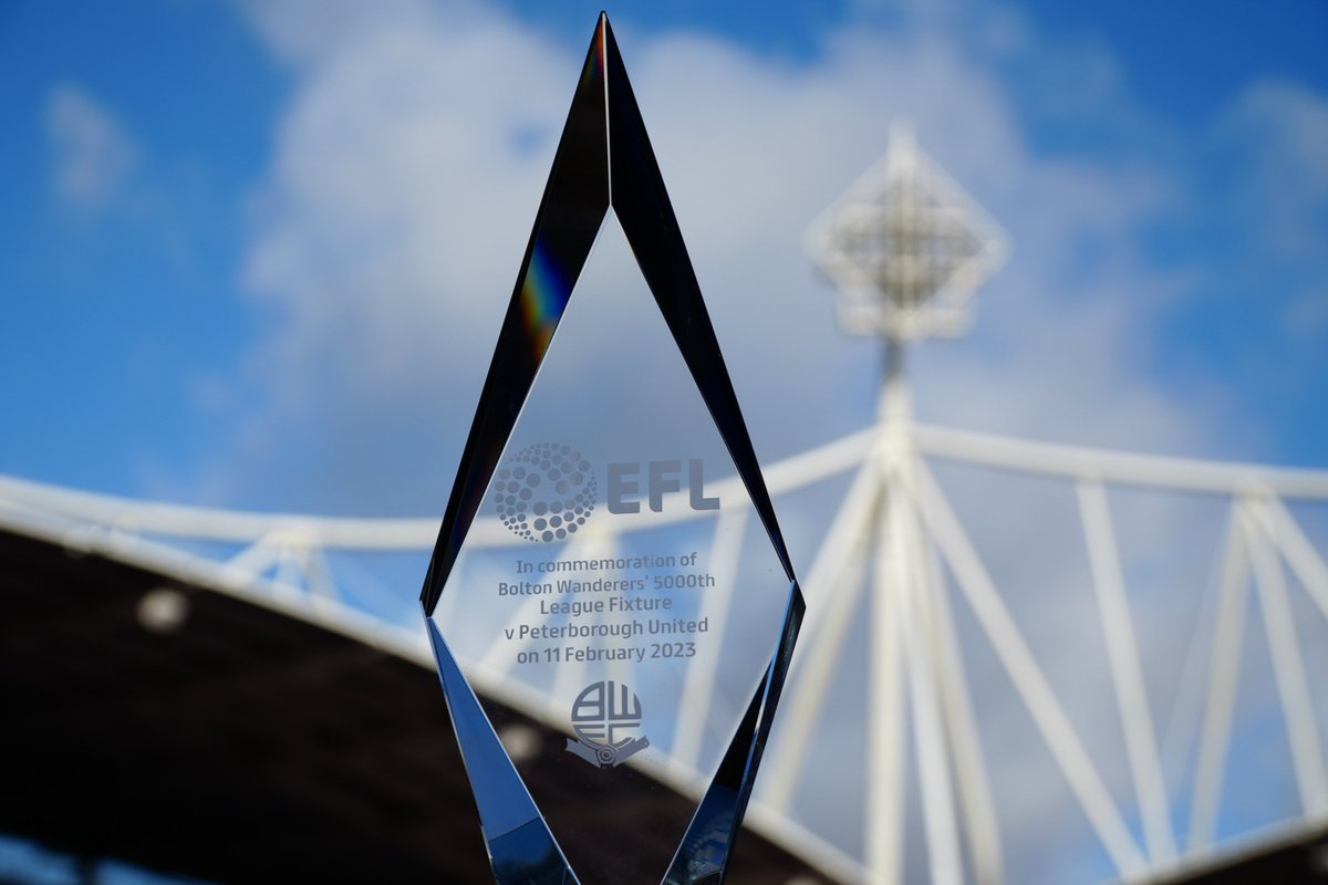 🏆 We will receive an award from the <a href="/EFL/">EFL</a> to mark our 5000th league fixture that will take place at Peterborough United on Saturday. 

🤝 We will become the fifth club to reach the landmark following Preston North End, Burnley, Wolves, and Derby County.
