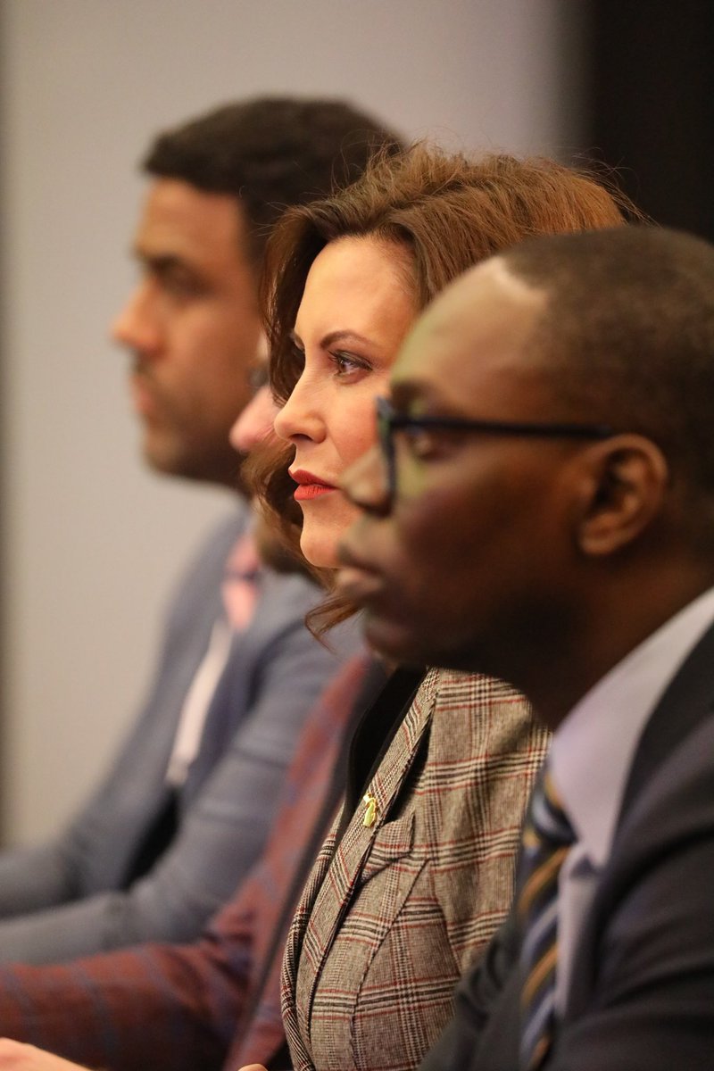 GovWhitmer's tweet photo. Yesterday, I unveiled my budget to lower costs, grow our economy, invest in the fundamentals, and usher in a new era of prosperity in Michigan. I’m optimistic that we can get this done. This year is off to a great start, and with this momentum we will move Michigan forward. https://t.co/phnfv9mEQ1