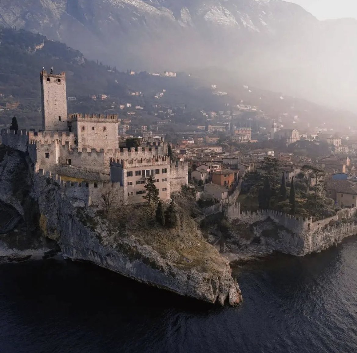 The Scaliger Castle of Malcesine, Italy
