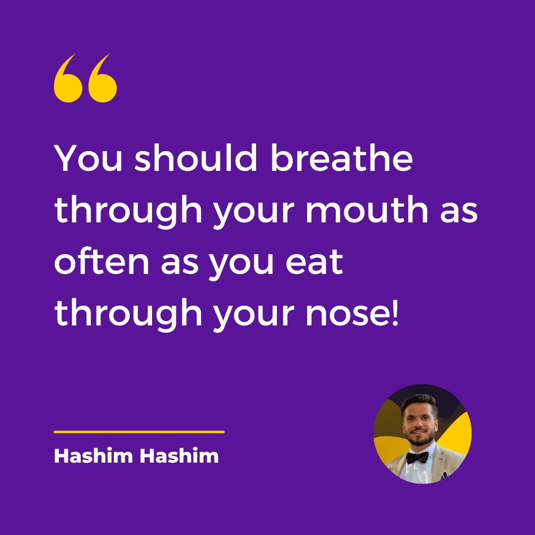 _SuperHash's tweet photo. I’d been breathing wrong for 33 years and you probably are too.

Two years ago I enrolled in a 12-month well-being and performance coach certification, we spent an entire week studying optimal breathing to upgrade well-being.

Below are three ways you can upgrade today: https://t.co/c3rj4OCqz7