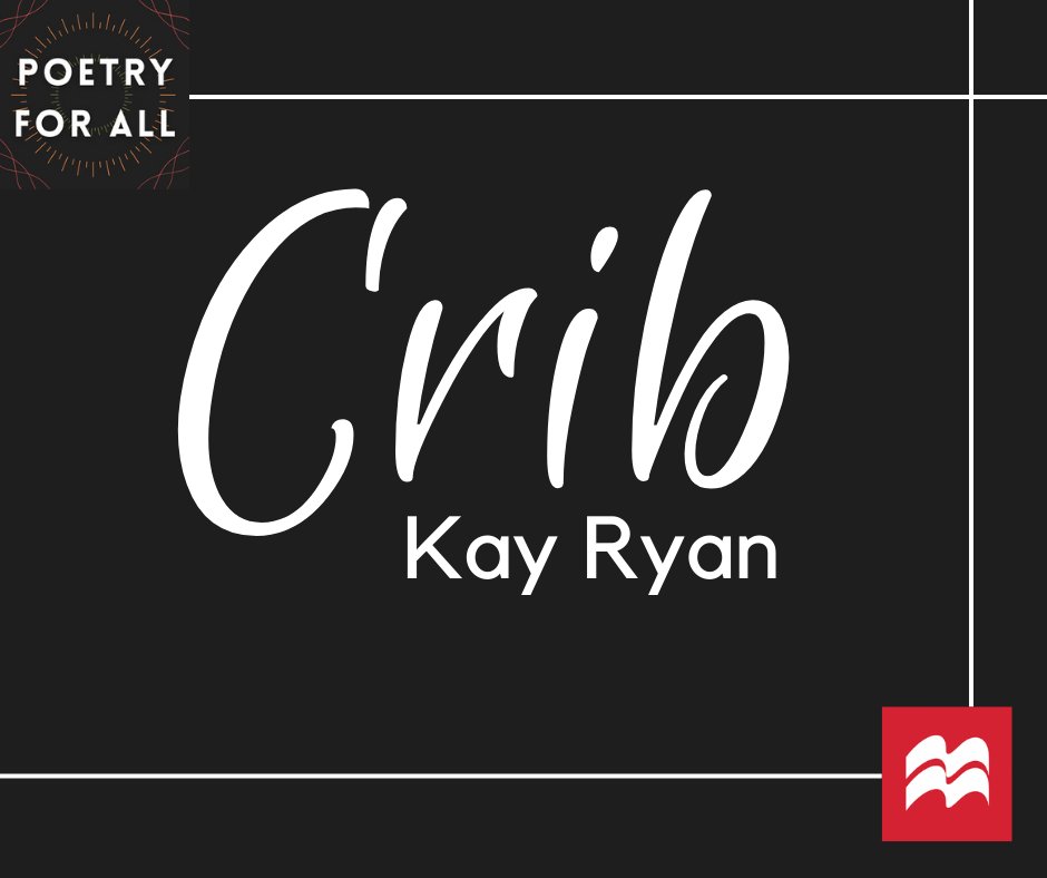 Kay Ryan is a well-known American poet and educator. She was named the sixteenth United States Poet Laureate. During this episode of <a href="/PoetryForAllPod/">PoetryForAll</a>, @JoanneDiaz72, and @AbramVanEngen discuss Kay Ryan's "Crib.”

You can listen to it here: poetryforall.fireside.fm/55

#poetry #crib