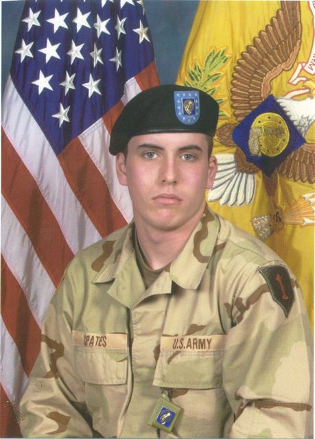 Today we honor Army Sgt. Corey E. Spates who was KIA on this day in 2008 when his vehicle encountered an IED. We will never forget you, brother.