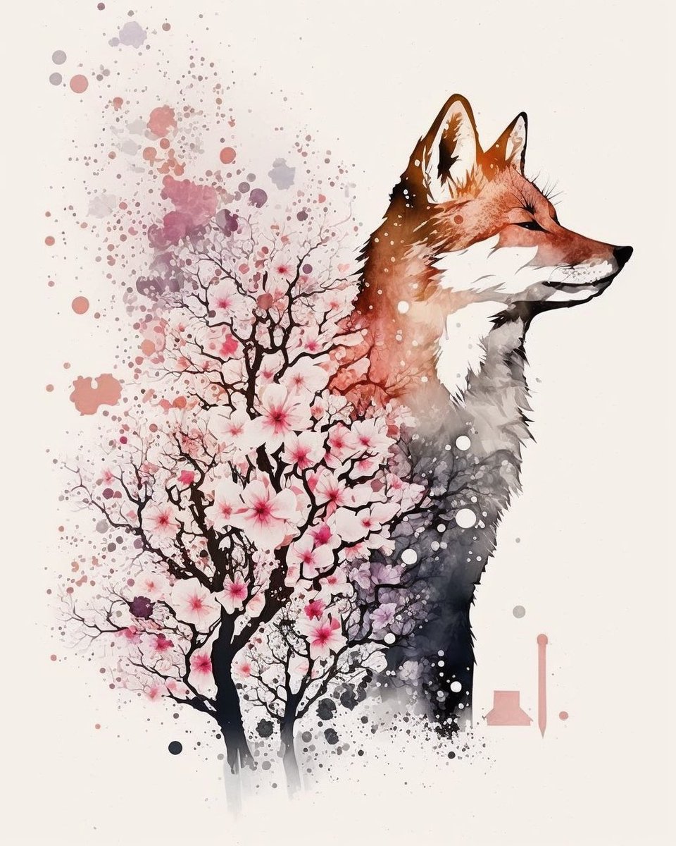 iA x Cherry Blossom Fox Paint 🎨🦊🌸

#iA #Ai #midjourney #midjourneyAi #midjourneyV4 #midjourneyart #midjourneyartwork #Art #Fox #CherryBlossom #Paint #Japanese