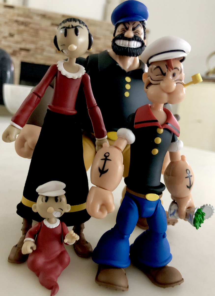 “Oh My Gorshk.”‼️❤️💙
Just look at this #Popeye gang 👀
#ActionFigure #FigLife #ComicStrip #Cartoons #Retro