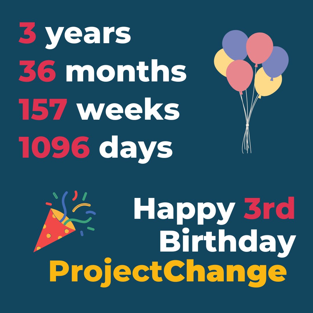 marvellousadam's tweet image. I would be amiss to not highlight how significant this day is personally. I didn’t plan on creating a charity, I didn’t plan on having this job. But isn’t life just weird sometimes. So happy birthday to my little pipe dream, stronger than ever @ProjChangeScot