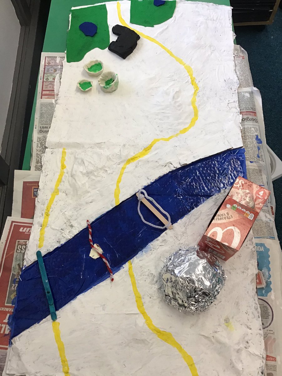 Our 3D map of Newcastle is progressing well, so far we Exhibition Park, Leazes Park, RVI, St. James Park, Blinking Eye, Baltic, River Tyne and the Swing Bridge. Final map to be revealed next week. <a href="/RedesdalePrim/">Redesdale Primary</a> #RedesaleArt #RedesdaleGeography
