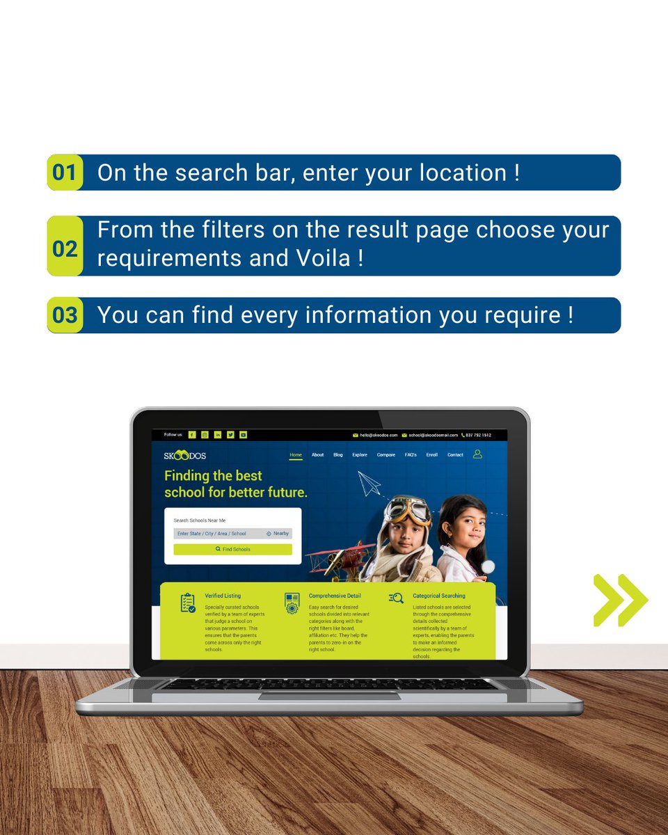Skoodos4parents's tweet photo. Skoodos does the job for you, head to https://t.co/BDAcWkYMyq now !
#skoodos #SchoolSearchEngine #findschoolsonline #schoolsnearme #bestschool #indianparents #parenting101 #schooling #education #childeducation #righttoeducation #literacymatters #everychildmatters #educatingindia https://t.co/8MrP4b9vlQ